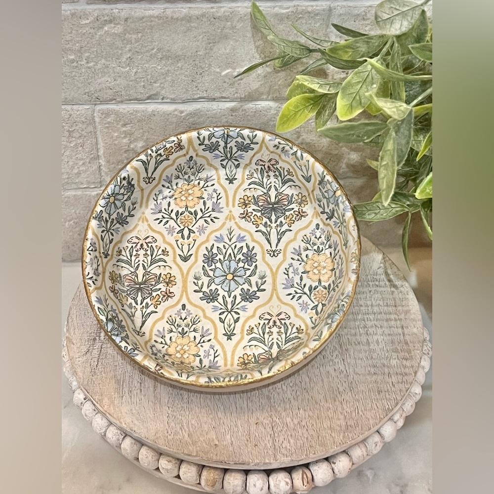 Floral Patterned trinket Bowl